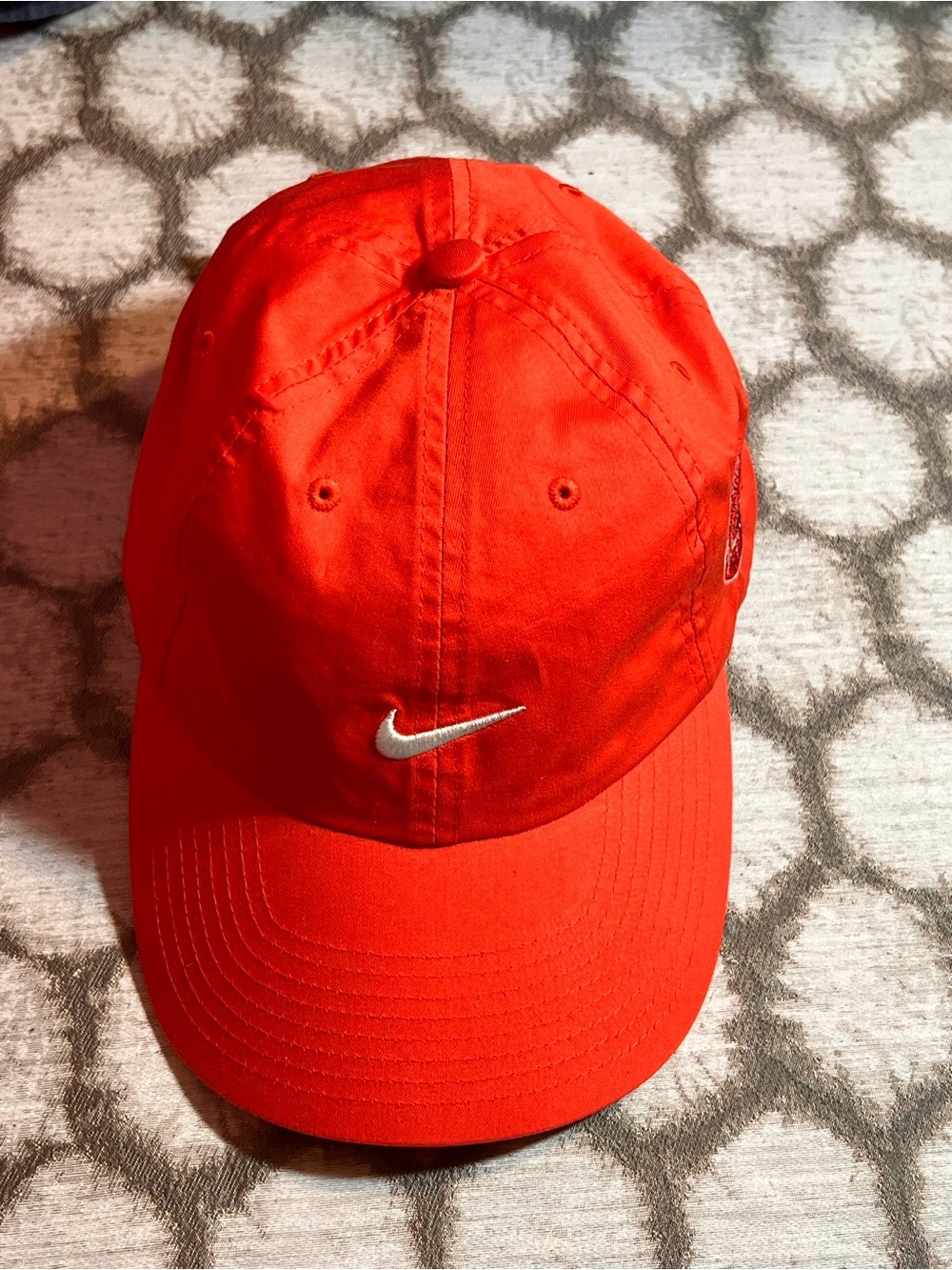 Vintage Nike Disney Golf Red Cap with White Swoosh